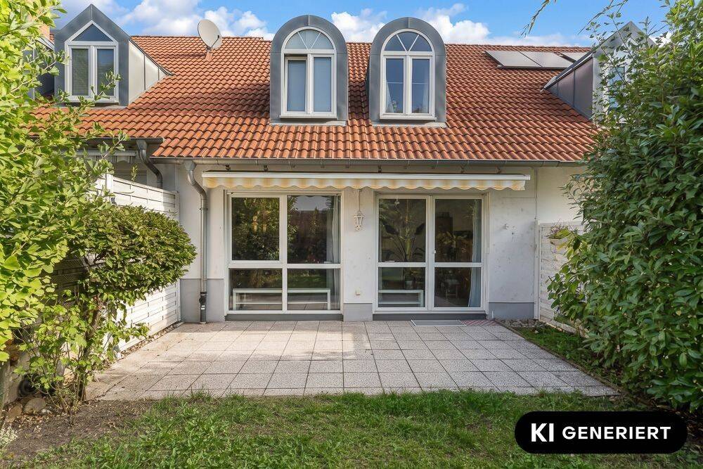 Offenbach-Bieber: Sonniges Reihenmittelhaus mit Terrasse, Garten & Garage, 63073 Offenbach am Main (Bieber)