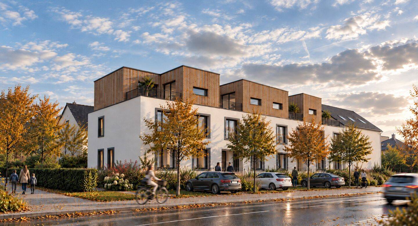 Neues Wohnen: Maisonette-Wohnung mit Dachterrasse (WE 6+7) in einem modernen Wohnhaus in Nordlünen, 44534 Lünen