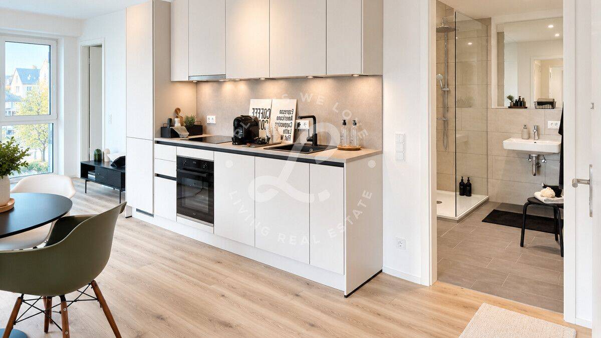 OSKAR’S LIVING | Stadtleben trifft Wohnkomfort: Moderne 2-Zimmerwohnung mit EBK und Balkon, 60596 Frankfurt am Main (Sachsenhausen)