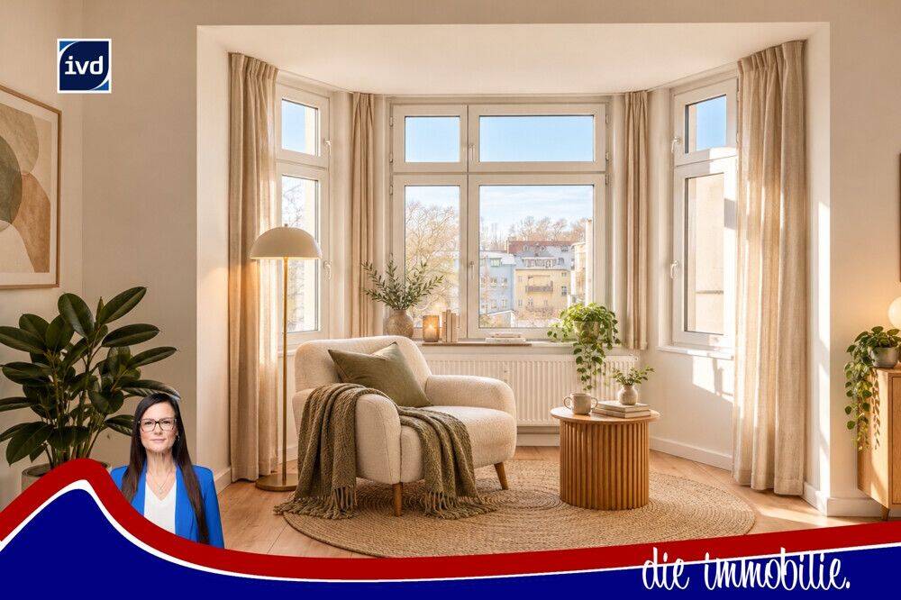 ***Wohnen nahe der Elbe: 4 Zimmer, offene Küche inkl. EBK und Balkon***, 39114 Magdeburg
