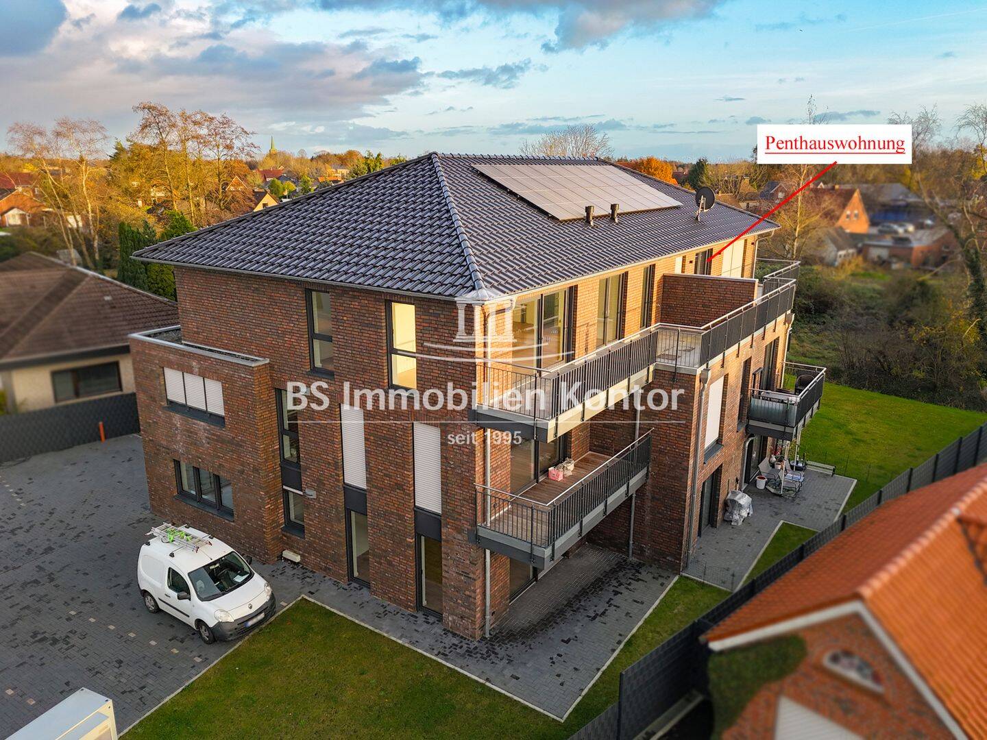 Top Lage Nähe Wreesmann! Penthaus-Wohnung Nr. 07 mit Carport-Stellplatz und Dachterrasse in zentraler Lage!, 26842 Ostrhauderfehn