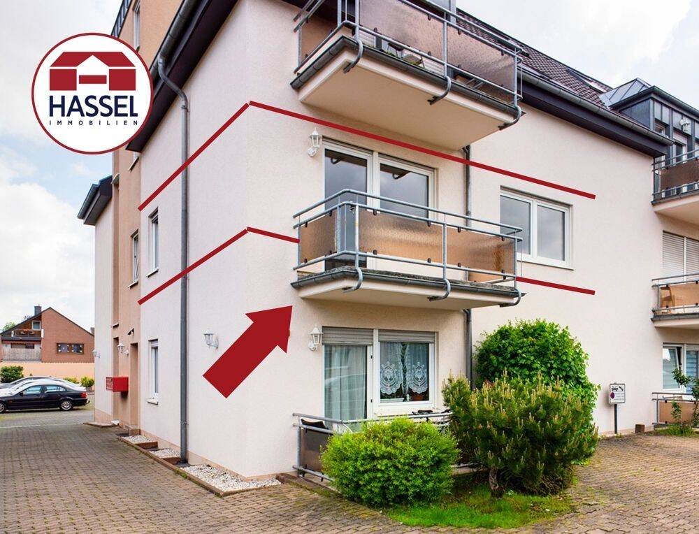 2-Zimmer-Wohnung im ersten Obergeschoss im Zentrum Euskirchens, 53879 Euskirchen