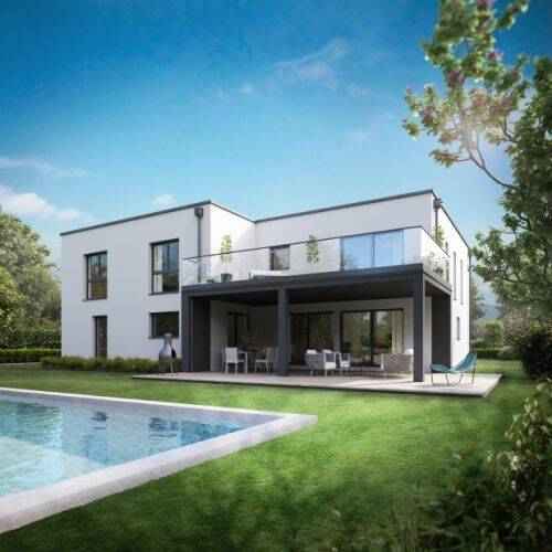 Platz für alle! Exklusiver lichtdurchfluteter Neubau aus dem Hause BIEN ZENKER inkl. Baugrundstück, 55543 Bad Kreuznach