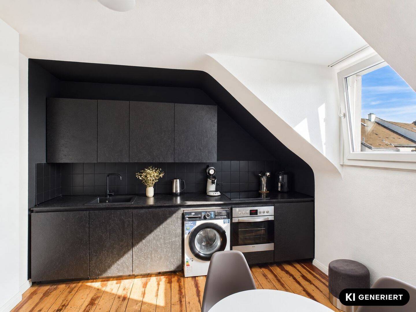 Stilvolles WG-Investment: Dachgeschosswohnung in Düsseldorf-Oberbilk, 40227 Düsseldorf (Eller Oberbilk)