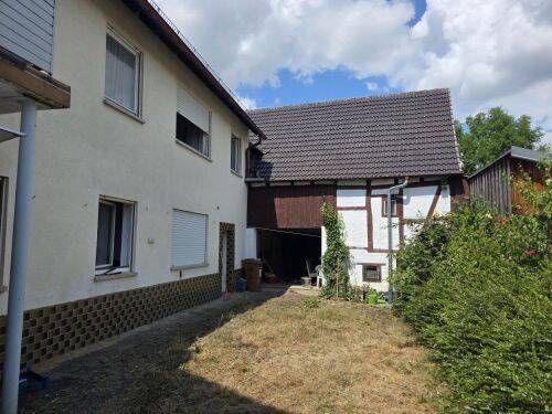 Einfamilienhaus + Scheune in 97502 Euerbach-Obbach (ID 10619), 97502 Euerbach
