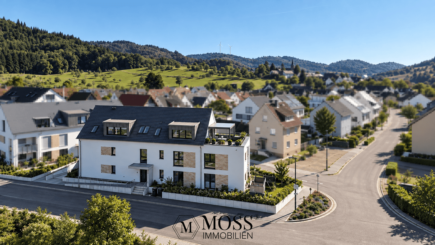 Exklusive 4,5-Zimmer-Dachgeschosswohnung mit großer Terrasse & Weitblick – vor den Toren Freiburgs, 79194 Heuweiler