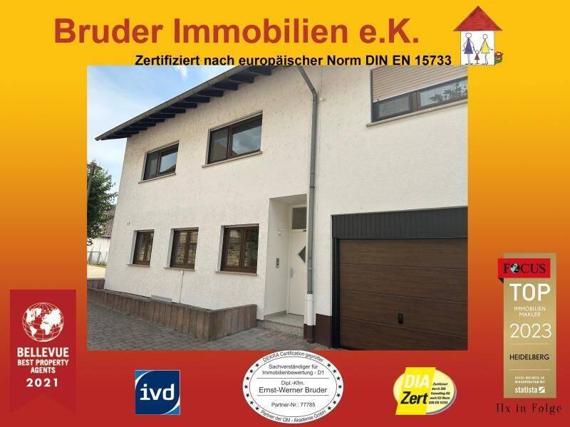 Mühlhausen, DHH – am murmelnden Bach, großer Garten zur beliebigen Nutzung, 41qm Wohnzimmer, saniert, 69242 Mühlhausen