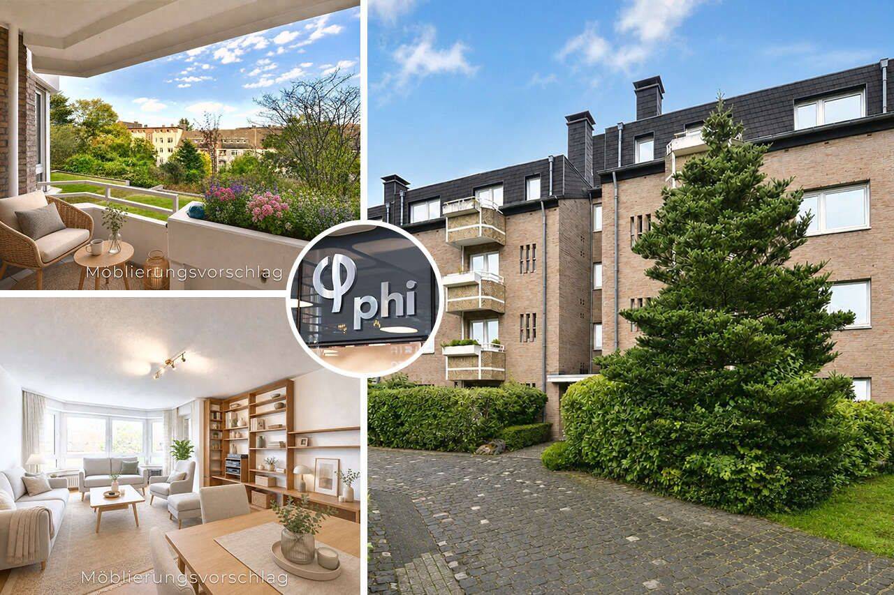 PHI AACHEN – 3-Zimmer-Wohnung mit Terrasse, Loggia und Garage in begehrter Lage im Aachener Süden!, 52064 Aachen