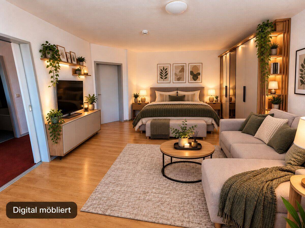 Große 1-Raumwohnung | EBK | 48 m² | 4.OG | Zentrale Lage | Löbau, 2708 Löbau