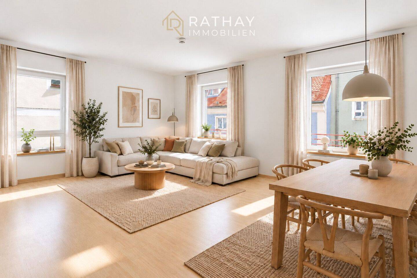 Altstadtnah & bezugsfrei – 2-Zimmer-Wohnung mit Gemeinschaftsgarten und TG Stellplatz in Steinweg, 93059 Regensburg