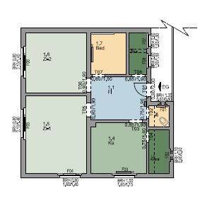 Schöne 2-Zimmer-Wohnung in Wetzlar, J.-Sebastian-Bach-Str. 7, EG links links, 35578 Wetzlar