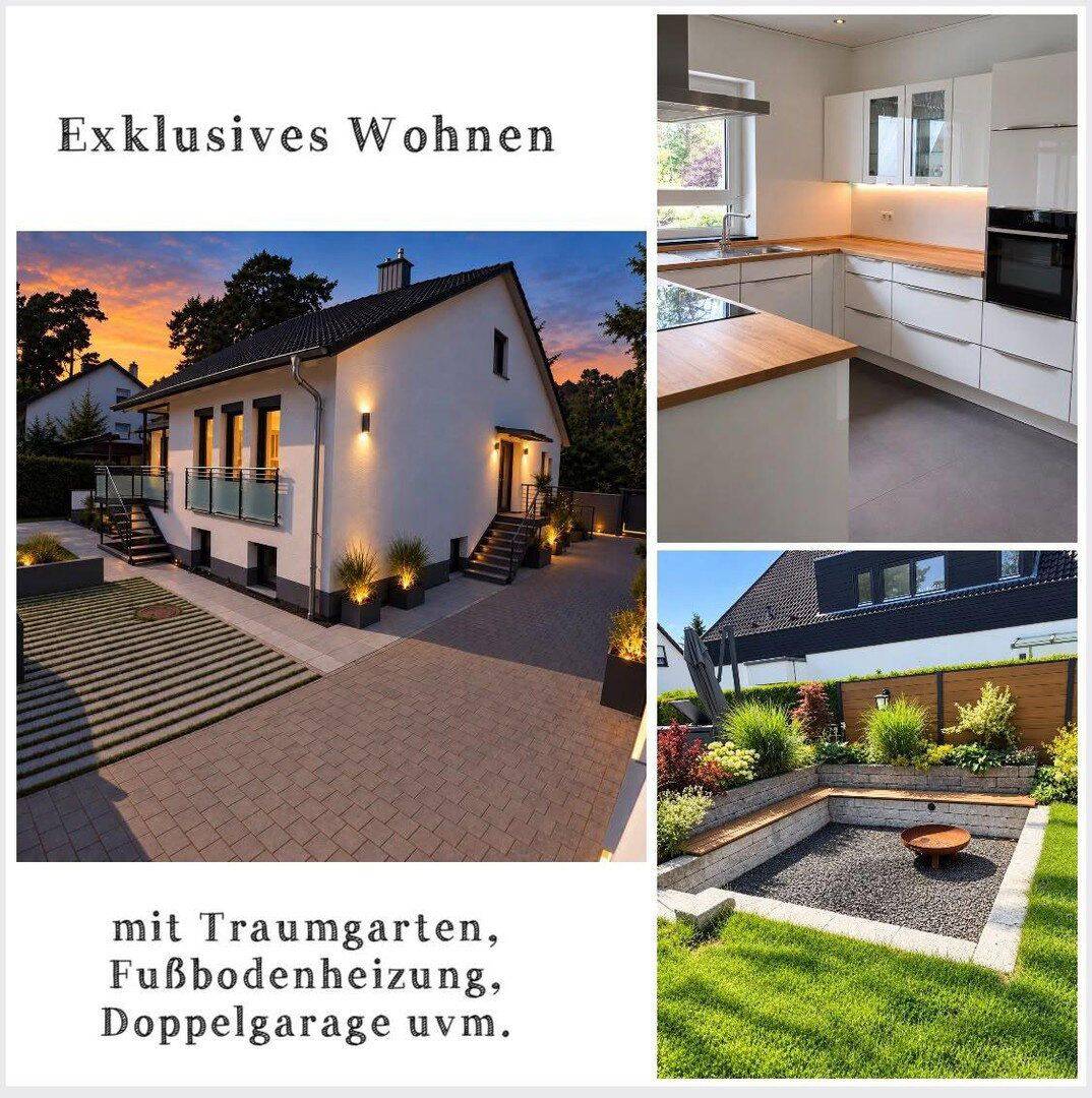 Exklusive 4 Zimmer Wohnung mit Hauscharakter, eigenem Eingang, Fußbodenheizung, Doppelgarage uvm, 91056 Erlangen