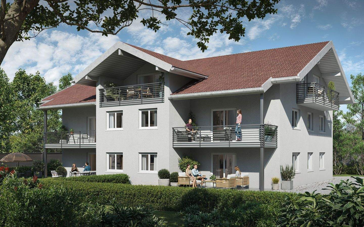 Ankommen & Wohlfühlen – 3-Zimmer-Gartenwohnung mit Terrasse in ruhiger Lage von Grassau, 83224 Grassau