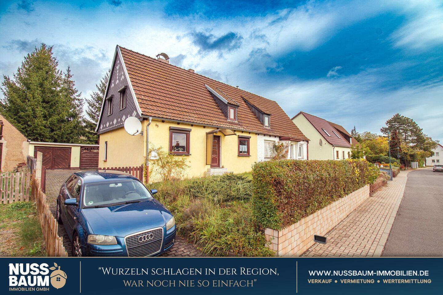 Viel Grün, viel Freiraum – Eigenheim mit großzügigem Grundstück!, 7333 Unterwellenborn