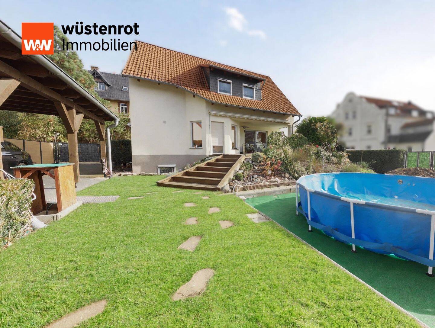 Leipzig- Familienidylle in Wiederitzsch- Einfamiliehaus mit Garten+ Doppelcarport, 4158 Leipzig (Güterverkehrszentrum Lindenthal Lützschena-Stahmeln Wiederitzsch)