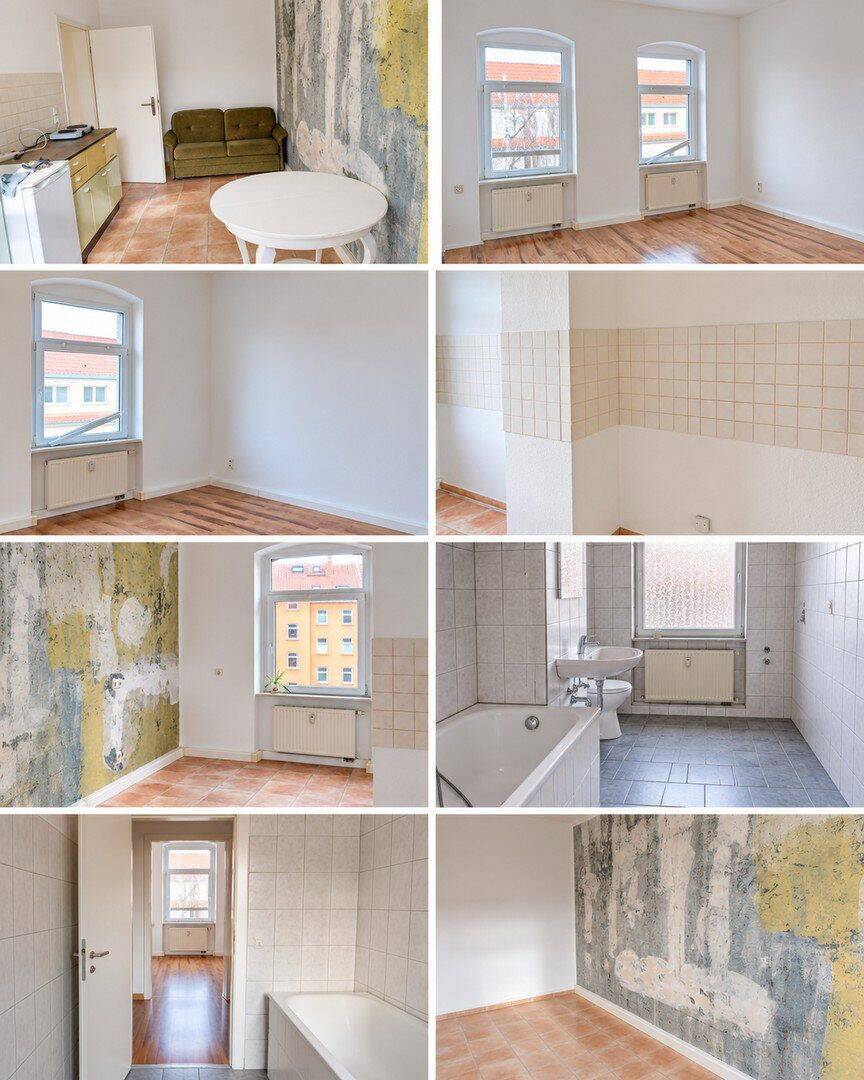 1-Raum-Wohnung in zentraler Lage von Erfurt – Adalbertstraße, 99089 Erfurt (Altstadt Andreasvorstadt Berliner Platz Ilversgehofen Rieth)
