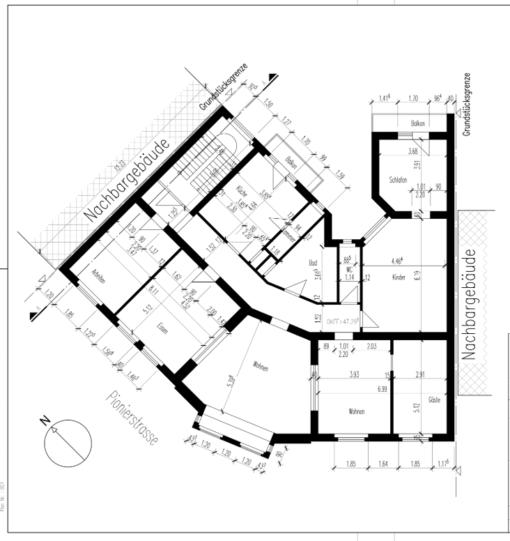 Wunderschöne, großzügig geschnittene ca. 195 qm große 7ZKDBB Altbau-Wohnung in gepflegtem 4-Parteien-Haus zu vermieten, 40215 Düsseldorf (Friedrichstadt)
