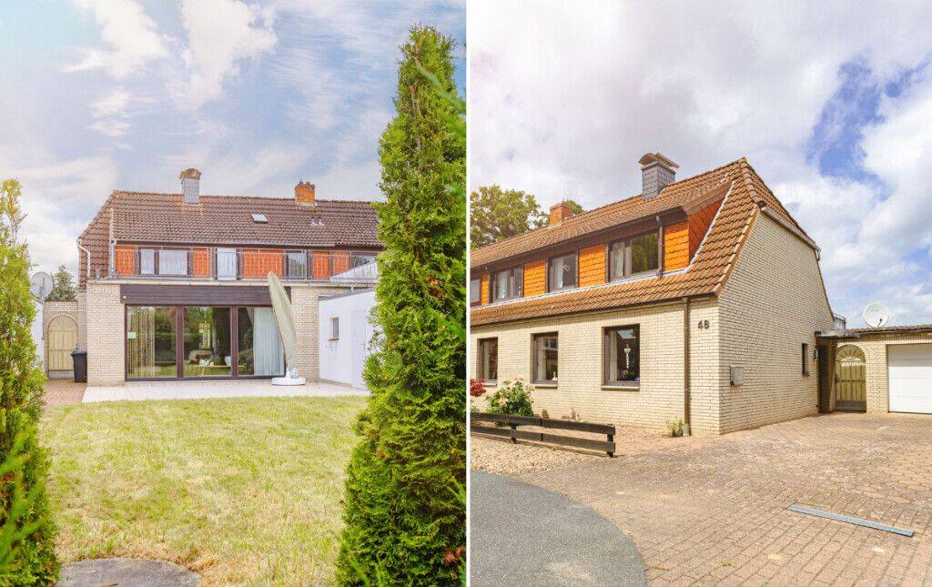 Familienidylle im Grünen: Gepflegte Doppelhaushälfte mit großzügigem Garten, 28307 Bremen (Arbergen Mahndorf Osterholz)