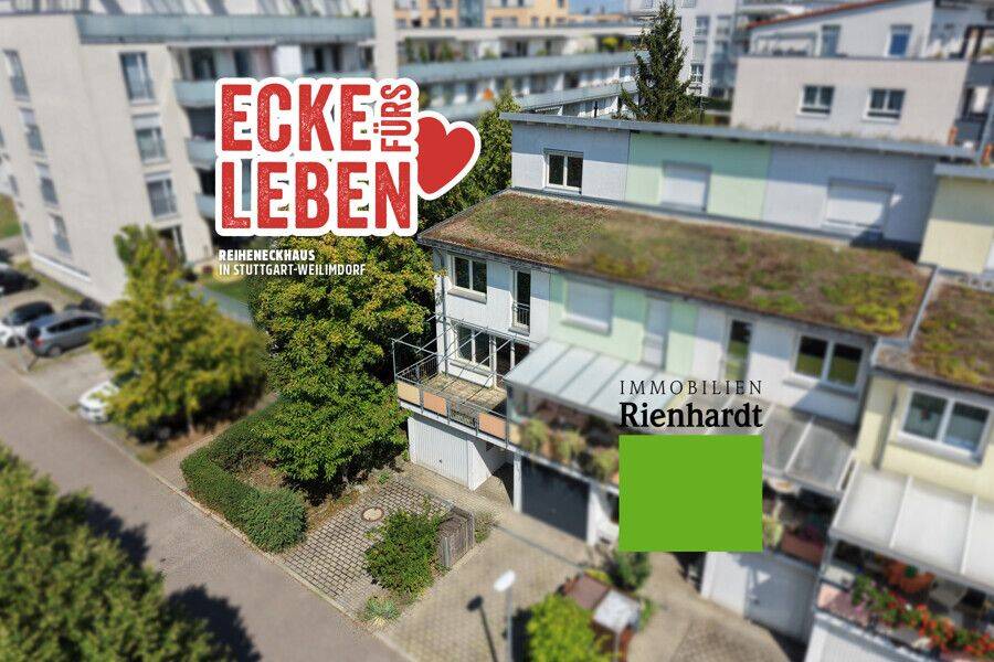 Ecke fürs Leben! Reiheneckhaus in Stuttgart-Weilimdorf, 70499 Stuttgart