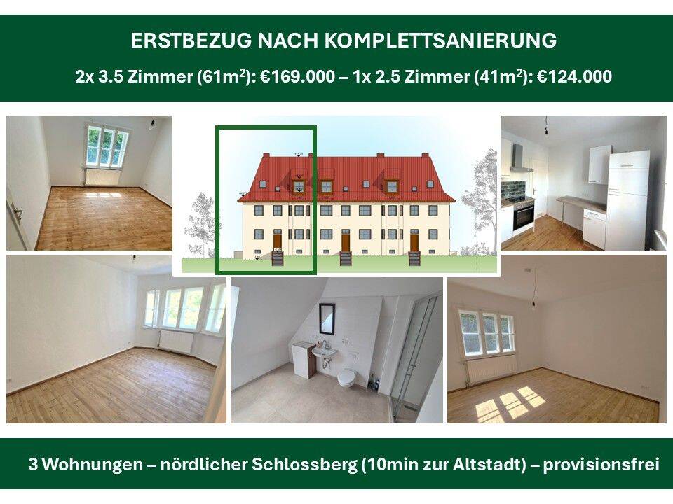 Erstbezug nach Sanierung: Helle Wohnungen in begehrter Lage am Schlossberg, 91522 Ansbach