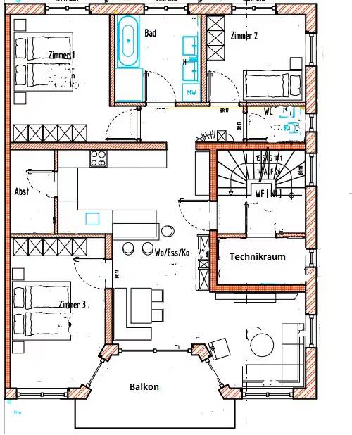 4 Zimmer-Neubauwohnung mit Balkon – Erstbezug, 88370 Ebenweiler