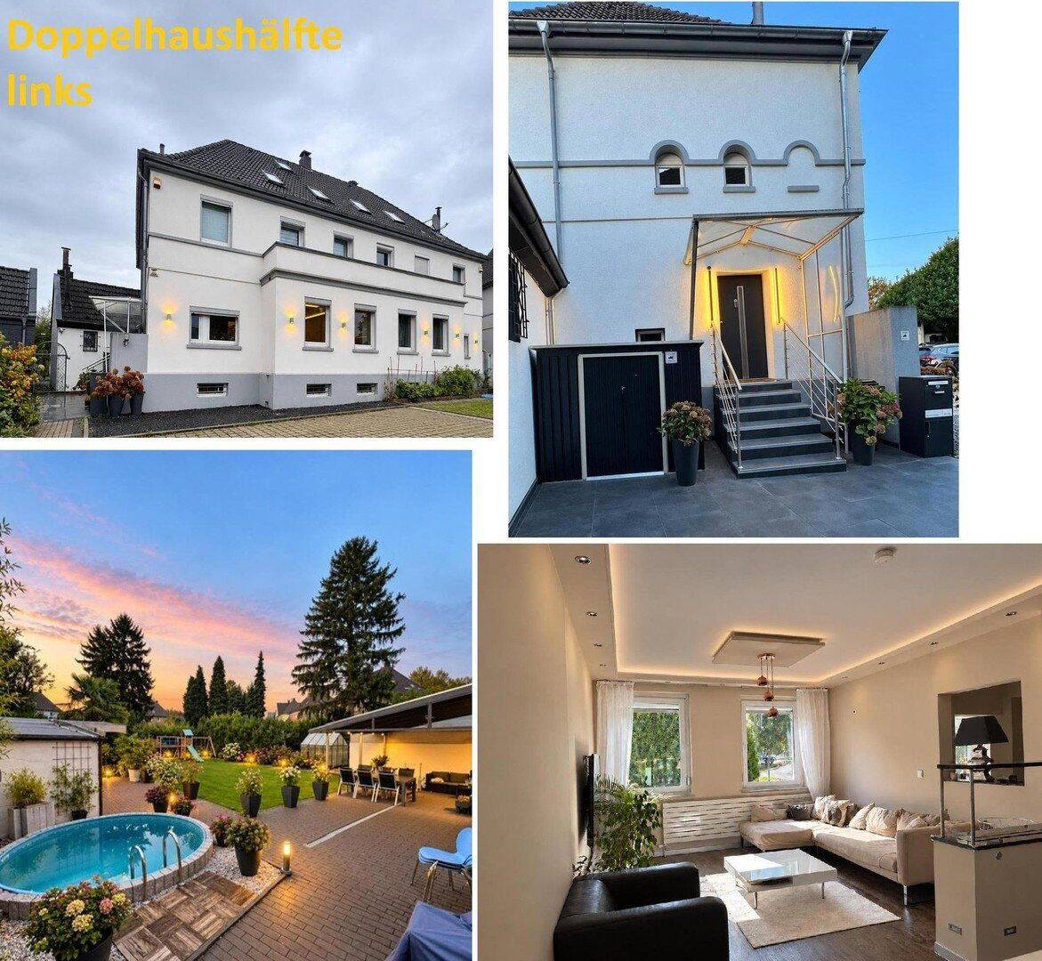 Saniertes Einfamilienhaus Doppelhaushälfte 6-7 Zimmer Pool Sauna Garten Whirpool Lager im Keller, 44805 Bochum (Bergen Gerthe Grumme Harpen Hiltrop)