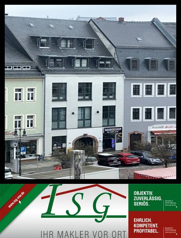 Ehem. Sächsischer Hof am Marktplatz von Mittweida – 1a Lage, 9648 Altmittweida