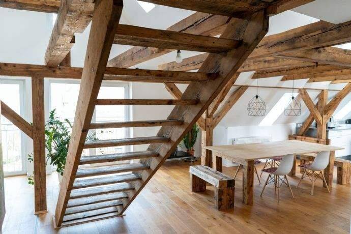 ** Wohnen & Arbeiten in sagenhaft schöner Dachgeschoss-Wohnung mit EBK **, 90478 Nürnberg (Dutzendteich Gleißhammer Glockenhof Sankt Peter Zerzabelshof)