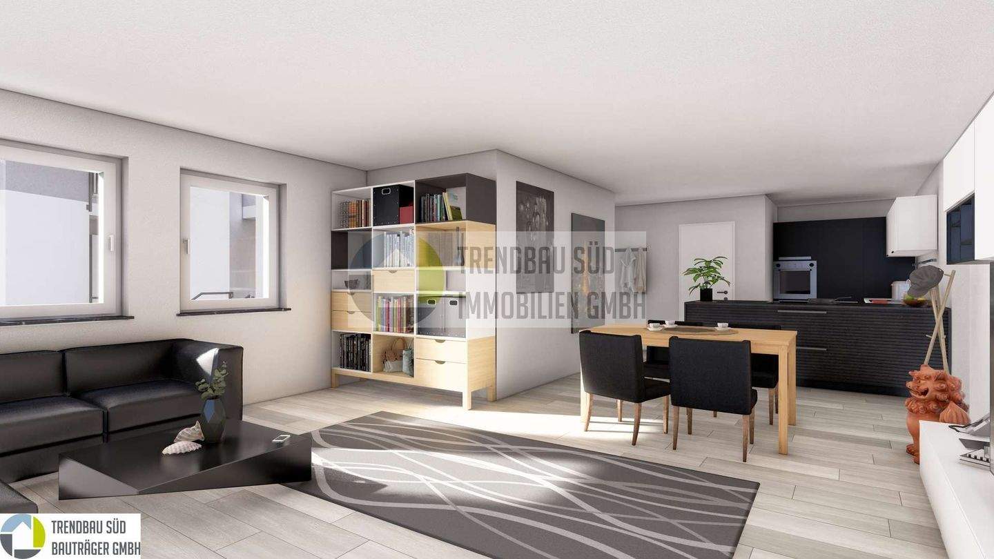 Erstbezug Wohnung Nr. 04 – helle 3,5 Zimmer Erdgeschosswohnung im Haus 2, 89155 Erbach