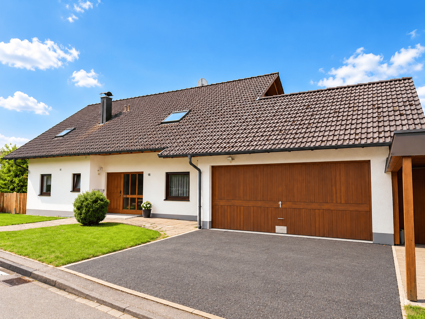 Großzügige 4,5-Zimmer-Wohnung mit 23 m² Balkon, Garten, Doppelgarage und herrlichem Blick ins Grüne, 89547 Gerstetten