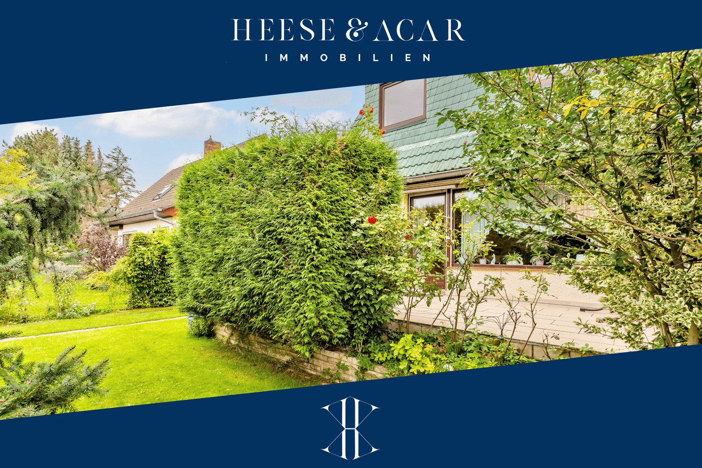 Gepflegte Doppelhaushälfte mit hübschem privatem Garten in ruhiger Lage von Rudow, 12355 Berlin (Neukölln Kolonie Platanenblick Rudow Siedl. An der Rudower Höhe)