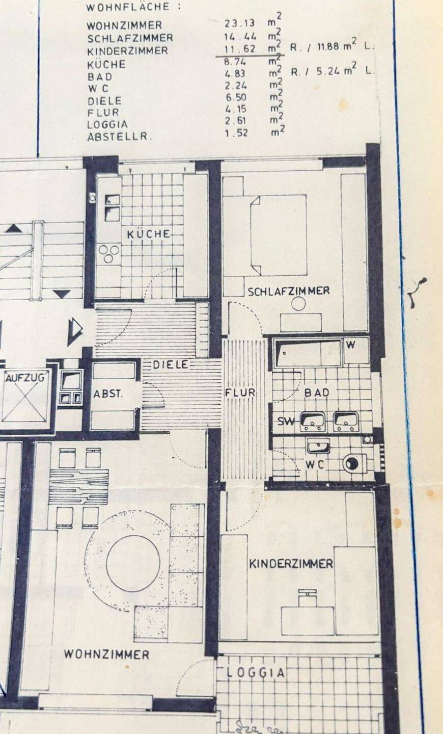 3-Zimmer-Wohnung | 80 m² | Loggia | Aufzug | EBK | Tiefgarage, 90419 Nürnberg (Kleinweidenmühle Sankt Johannis)