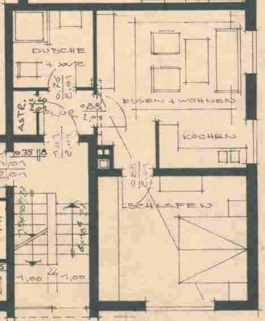 2 Zimmer Wohnung mit Küche 46,4 m², 65604 Elz