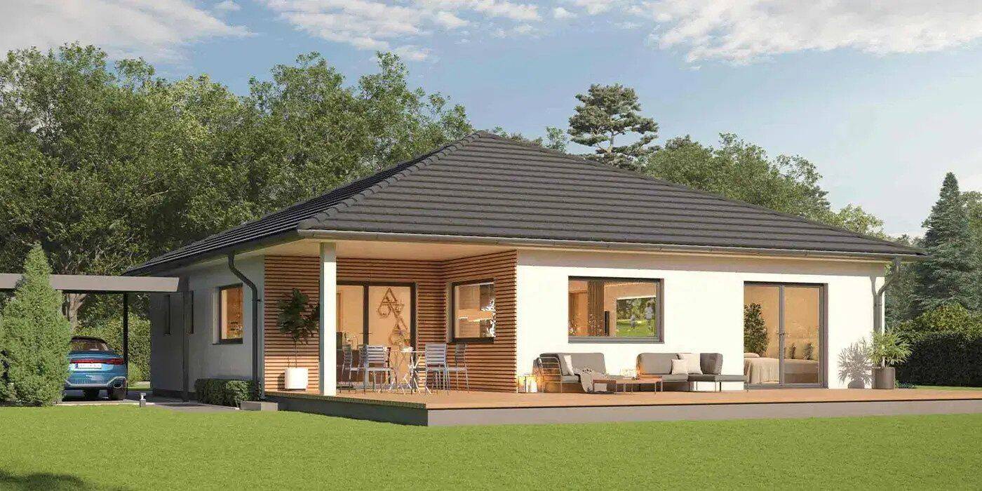 Eleganter STREIF-Bungalow mit Bodenplatte und Baugrundstück, 88099 Neukirch