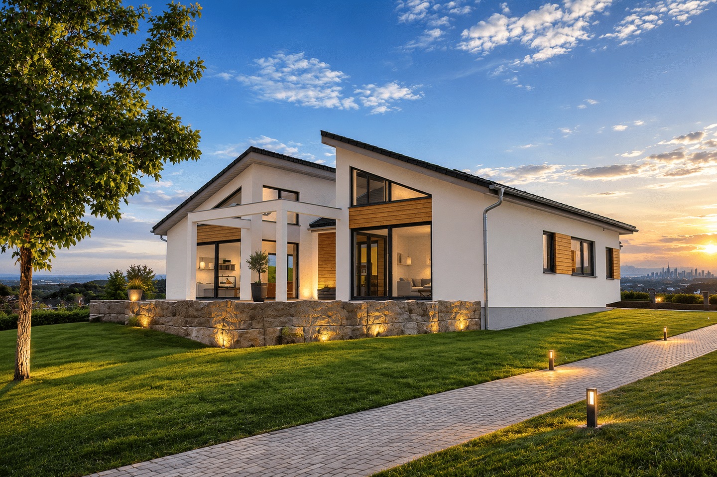 Villa in direkter Randlage mit großem Garten und Fernsicht Richtung FFM – in TOP AAA Lage !!!, 61462 Königstein im Taunus