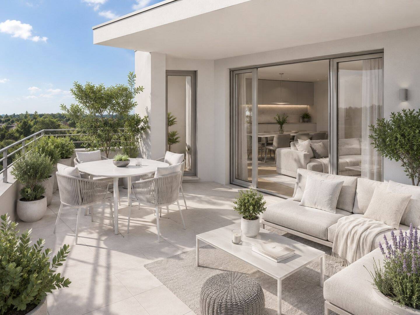Über den Dächern von Broich: Exklusives KfW 40-QNG Maisonette-Penthouse mit großen Terrassenflächen, 45479 Mülheim an der Ruhr (Broich Saarn Saarn/Mintard Speldorf)