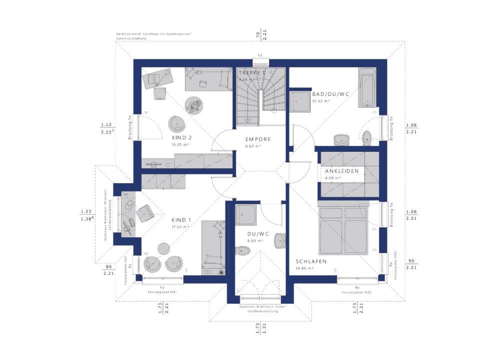 Platz für alle! Exklusiver lichtdurchfluteter Neubau aus dem Hause BIEN ZENKER inkl. Baugrundstück, 55270 Klein-Winternheim