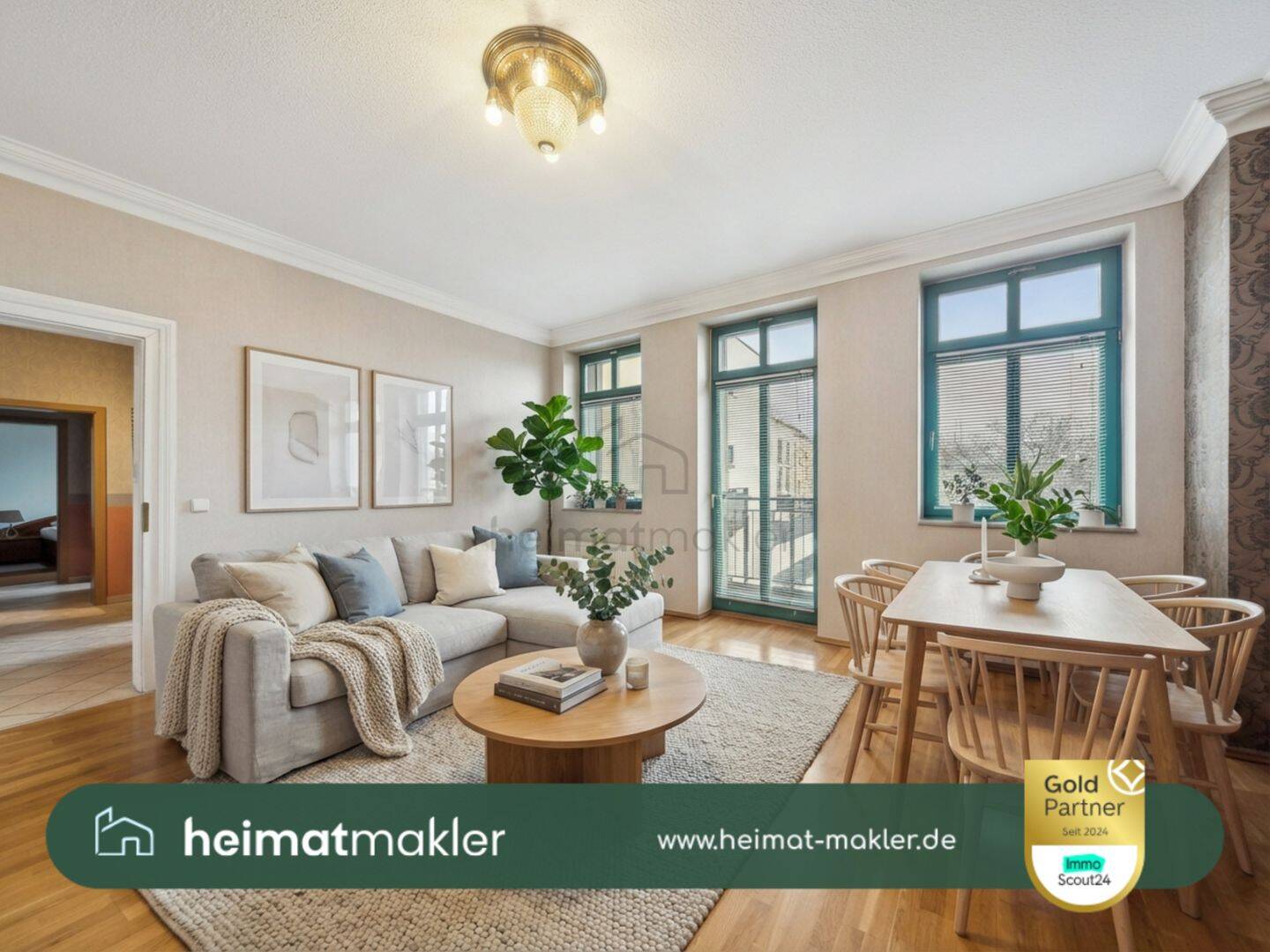BEZUGSFREI! – ruhig und zentral – 3-Zimmer Altbauflair mit Rosentalblick, 4105 Leipzig (Zentrum-Nord Zentrum-Nordwest Zentrum-Ost Zentrum-West)