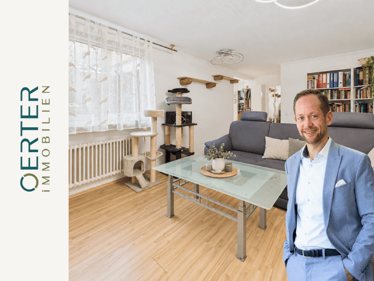 3 Zimmer Erdgeschosswohnung mit Loggia, Garten und Stellplatz, 90473 Nürnberg (Langwasser)