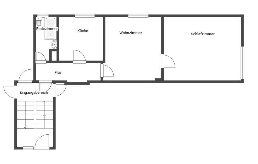2-Zimmer-Wohnung in Ludwigshafen am Rhein, 67061 Ludwigshafen am Rhein (Mitte Süd)