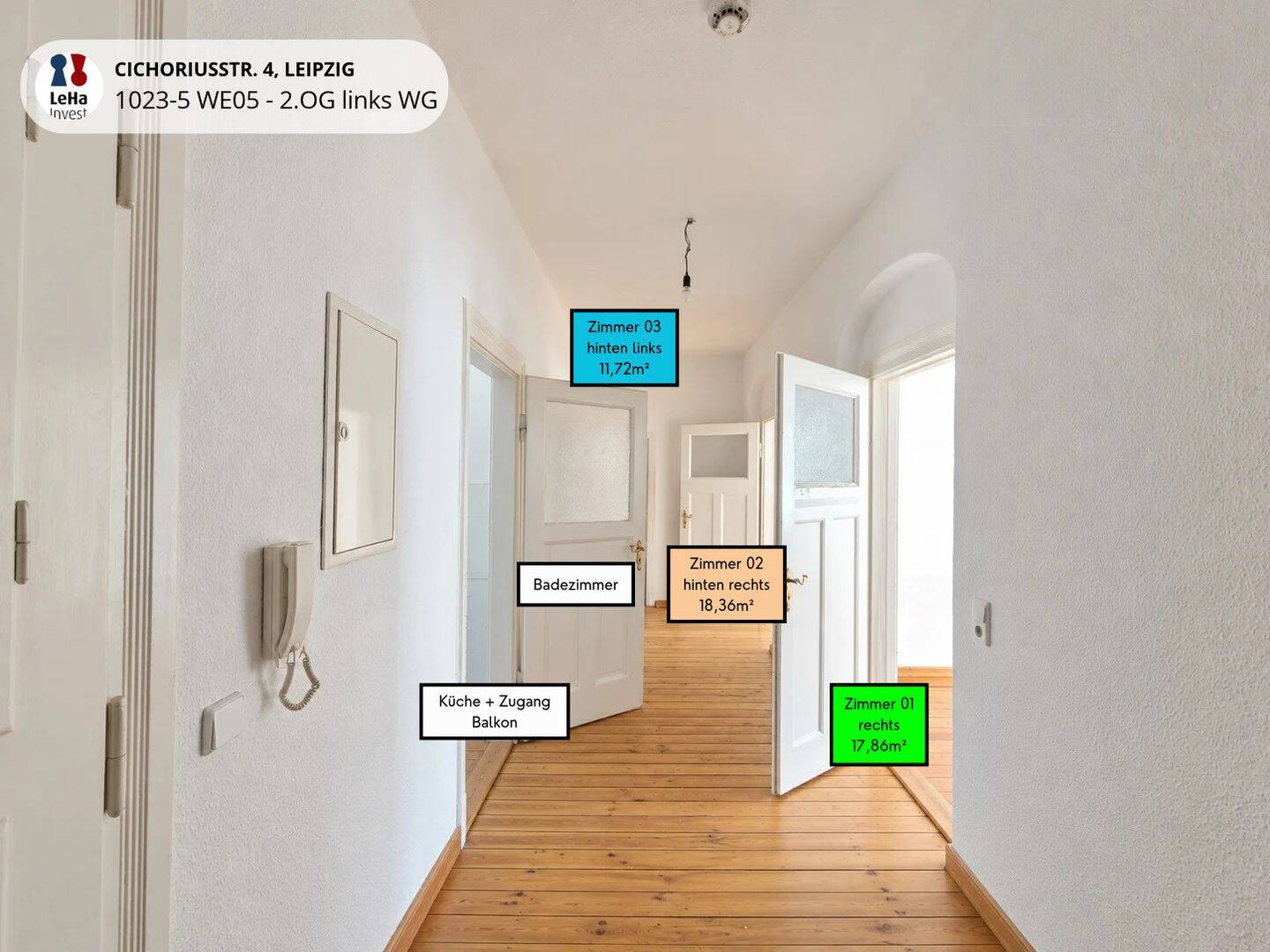 3-Zimmer WG Neugründung in der Cichoriusstr. 4 mit Balkon und neuer Küche, 4318 Leipzig (Anger-Crottendorf Sellerhausen-Stünz)