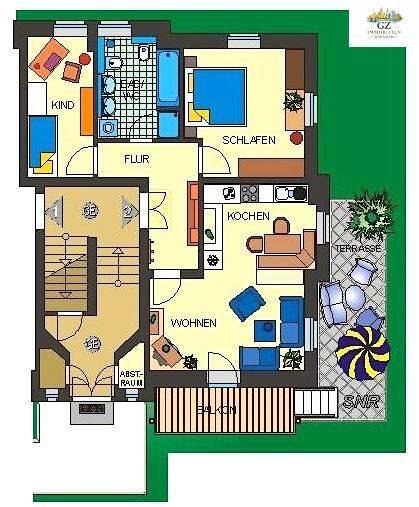 Plauen: Wohnung im Hochparterre mit großem Balkon, Gartenterrasse & großem Gartenanteil, 1189 Dresden (Coschütz/Gittersee Kleinpestitz/Mockritz Naußlitz Plauen Räcknitz/Zschertnitz)