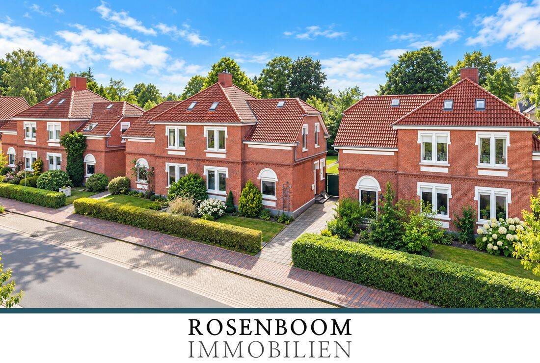 Immobilienensemble aus drei Doppelhäusern im Stadtvillenstil in Innenstadtlage, 26603 Aurich