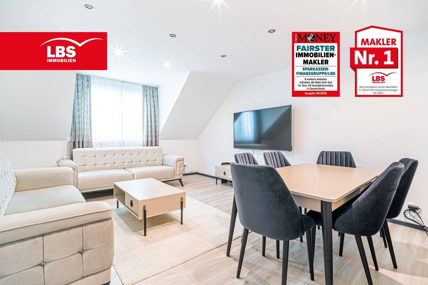 4,5 Zimmer Maisonette-Wohnung in Mönchengladbach, 41061 Mönchengladbach (Eicken Stadtmitte Waldhausen)