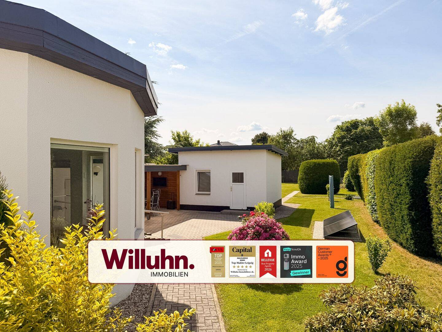 Bungalow | Carport – 2 Stellplätze | Überdachte Terrasse | Gartenhaus, 4316 Leipzig (Baalsdorf Holzhausen Mölkau)