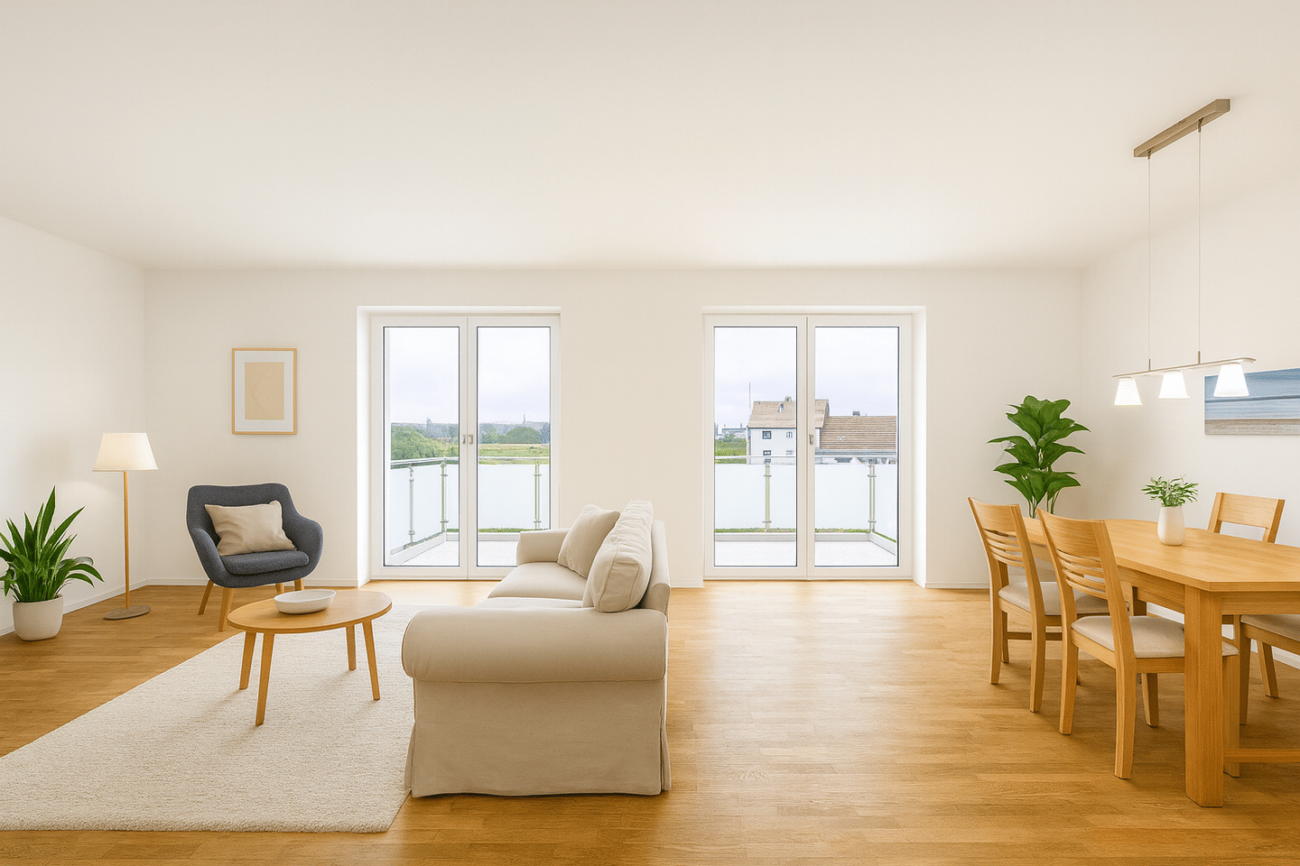 Viel Platz im Neubau: 4,5 Zimmer auf ca. 104 m² mit Südbalkon – Fertigstellung 2027, 93326 Abensberg