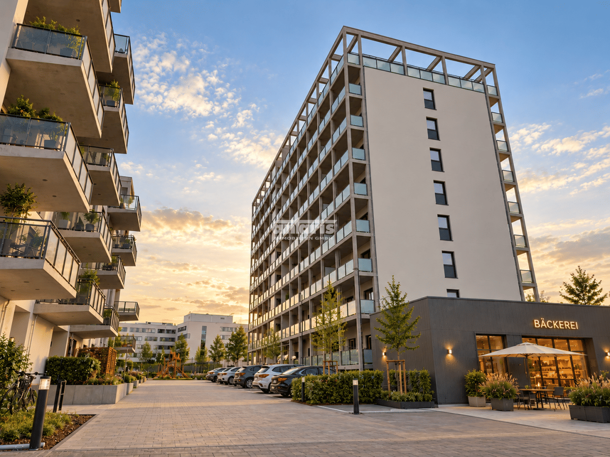 antaris Immobilien GmbH ** Kompakt & modern – 2-Raum-Neubauwohnung mit Balkon am Schwemmbach **, 99099 Erfurt