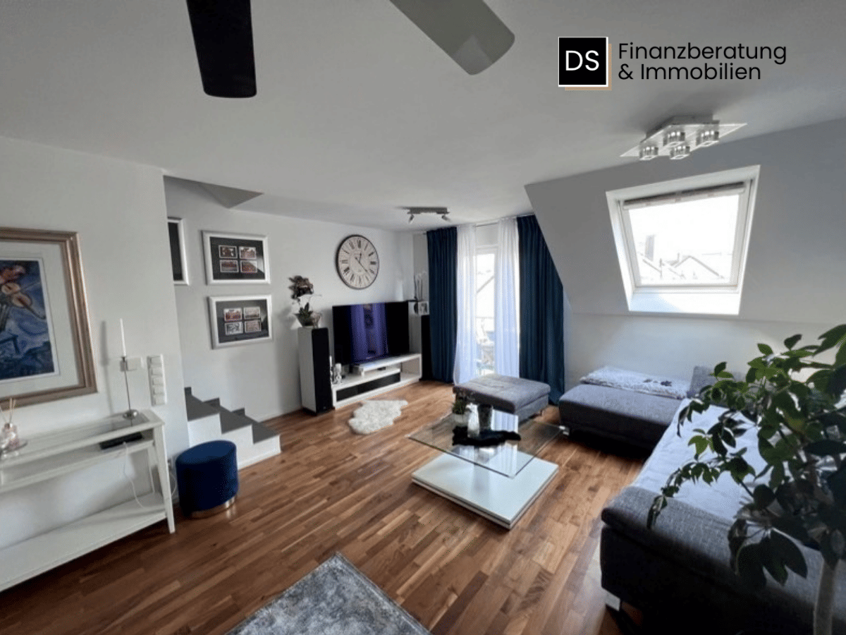 DSFI Immobilien – stilvolle 3-Zimmer-Maisonette mit 2 Balkonen in Aschaffenburg-Damm, 63741 Aschaffenburg (Damm Innenstadt Leider Nilkheim Strietwald)