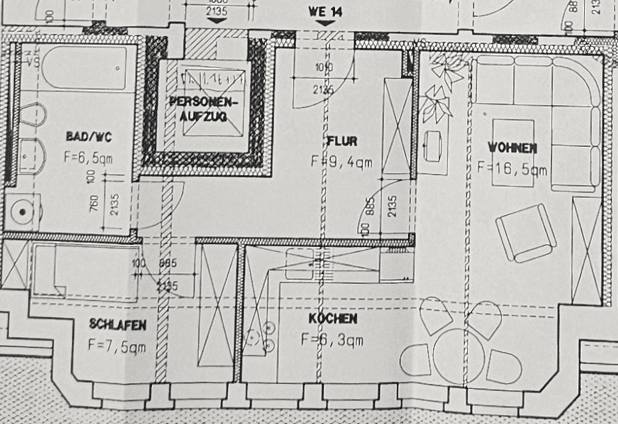 Gemütliche 2-Zimmer mit Laminat, Wannenbad, Aufzug und EBK in sehr guter Lage!, 9112 Chemnitz (Altendorf Kaßberg Zentrum)