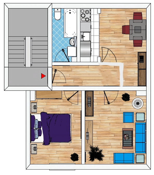 helle 2,5 Raum Wohnung mit Wohnküche, 45143 Essen (Altendorf Bochold Nordviertel Westviertel)